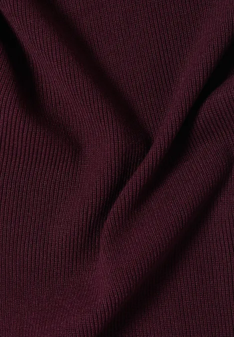Foulard triangulaire uni berry red