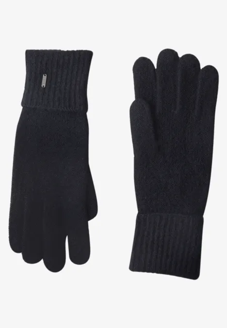 Gants chinés dark navy blue