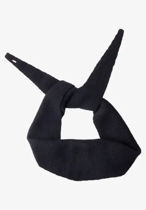Szalik melanżowy w kształcie rombu dark navy blue