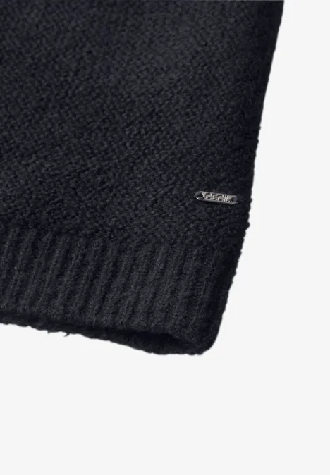 Szalik typu Loop w stylu Melanżowym dark navy blue