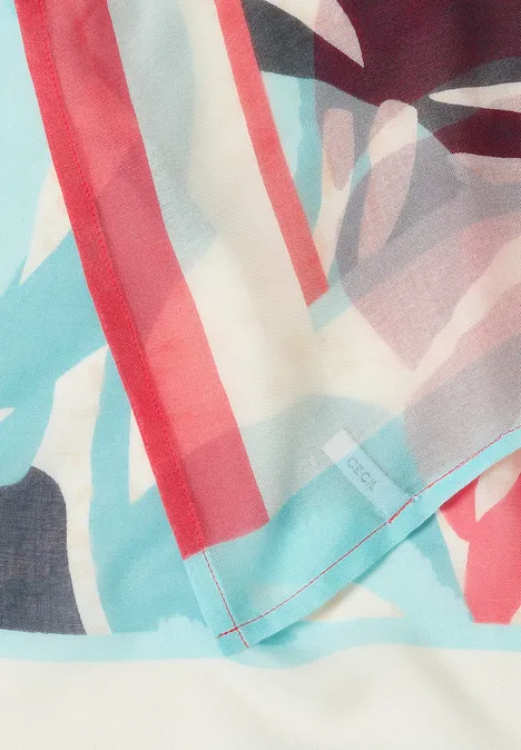 Modal bandana met print vanilla white