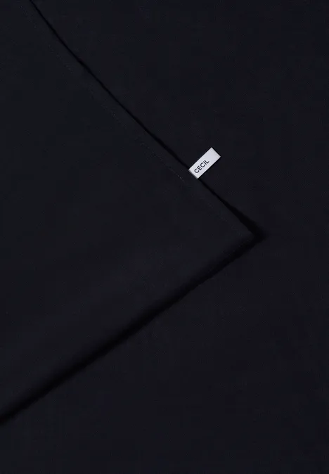 Effen Loop-sjaal urban dark blue