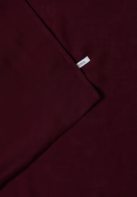 Écharpe Loop unie red wine Écharpe Loop unie red wine