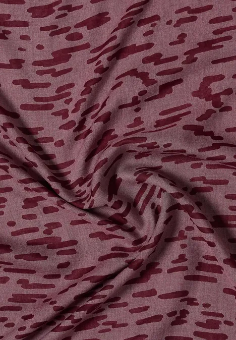 Écharpe Loop au look délavé red wine