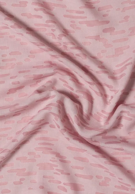 Écharpe Loop au look dévoré velvet rose
