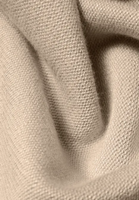 Dreieckstuch in Unifarbe alabaster beige melange