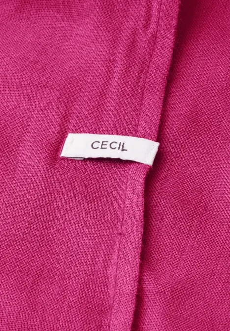 Loop-Schal in Unifarbe pink flash
