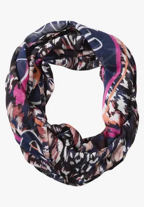 Loop-Schal mit Grafikprint truffle brown Loop-Schal mit Grafikprint truffle brown