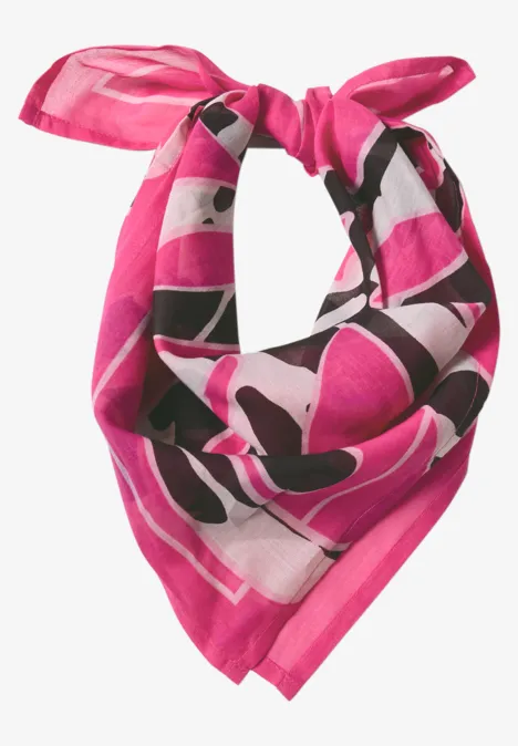 Bandana à imprimé tendance pink flash
