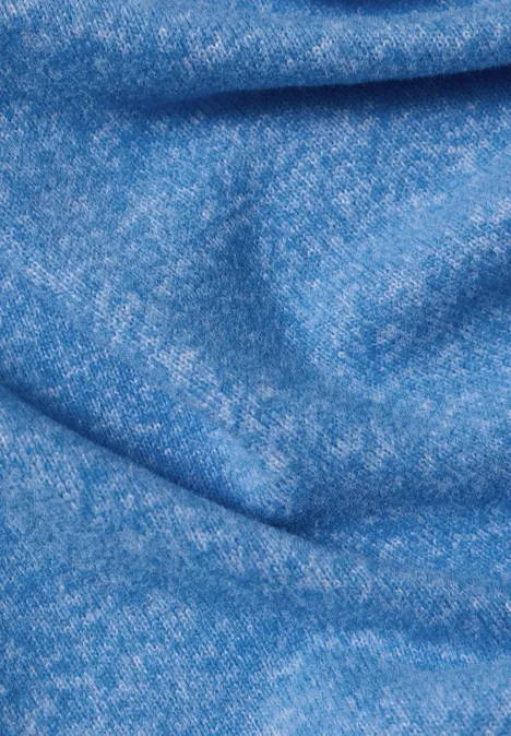 Foulard triangulaire uni north blue melange Foulard triangulaire uni north blue melange
