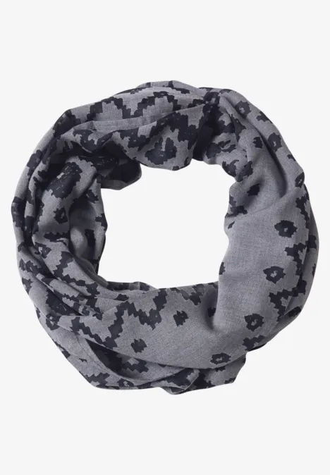 Loop-Schal mit Ausbrenner-Muster urban dark blue