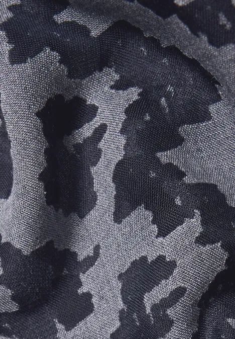 Loop-Schal mit Ausbrenner-Muster urban dark blue
