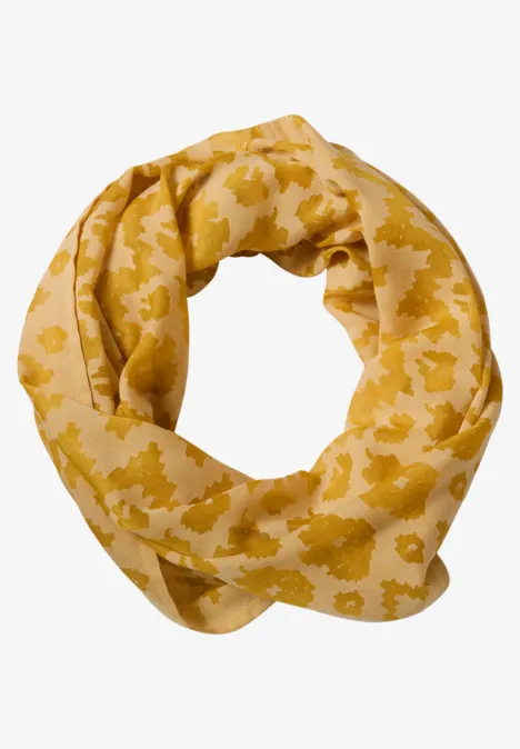 Loop-Schal mit Ausbrenner-Muster golden honey
