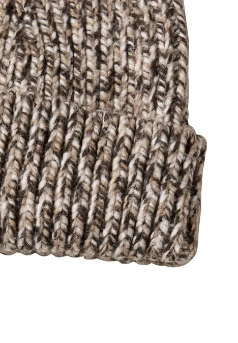 Mouliné-muts truffle brown