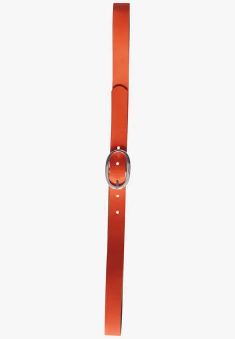 Ceinture étroite Juicy Orange Leather