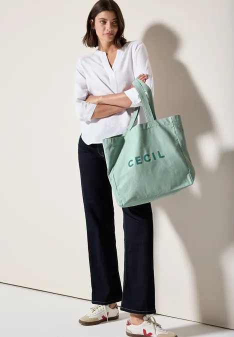 Tasche mit Struktur matcha green