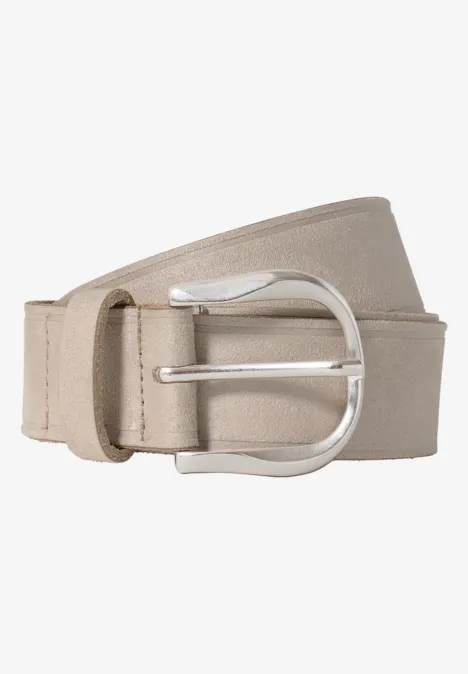 Riem met fluweeloptiek golden sand
