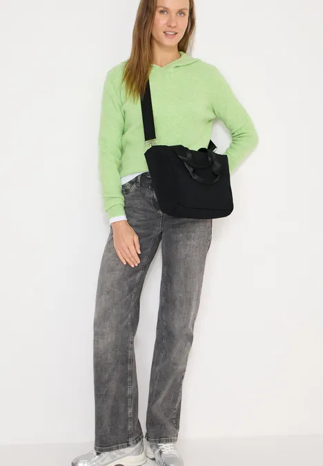 Gefütterte Tasche Black