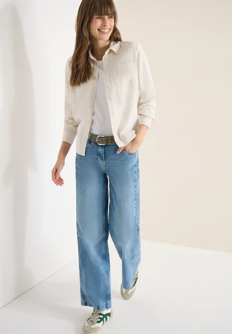 Gürtel mit Leo-Muster Black