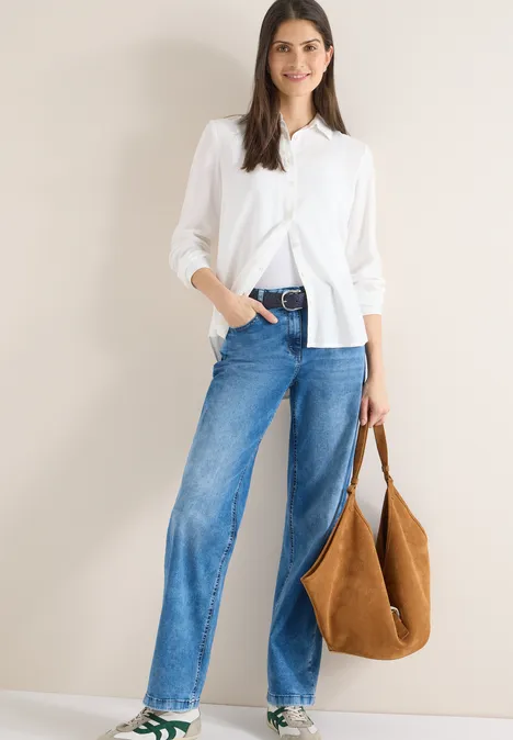 Pasek o wyglądzie zamszu suede deep blue