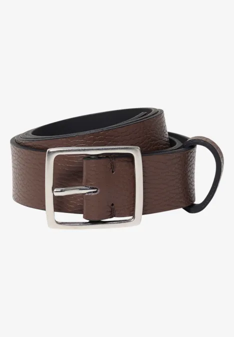 Basic riem met vierkante gesp Cacao Basic riem met vierkante gesp Cacao