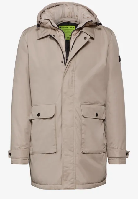 Winterjas pure beige