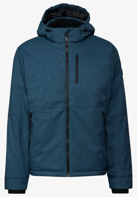 Jas met afneembare capuchon skydive blue