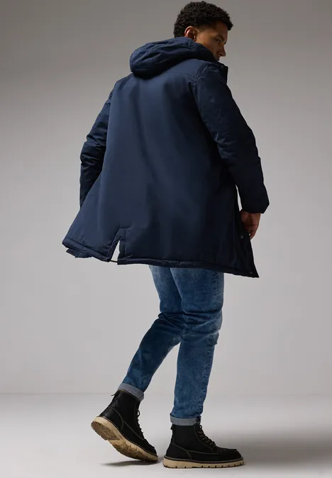 Parka met capuchon dark night blue
