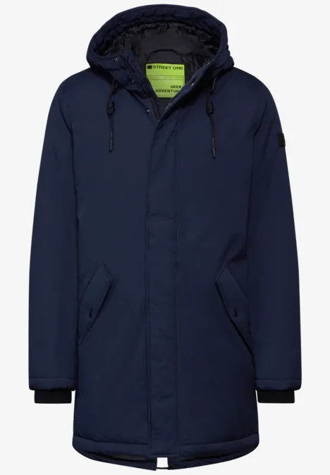 Parka met capuchon dark night blue