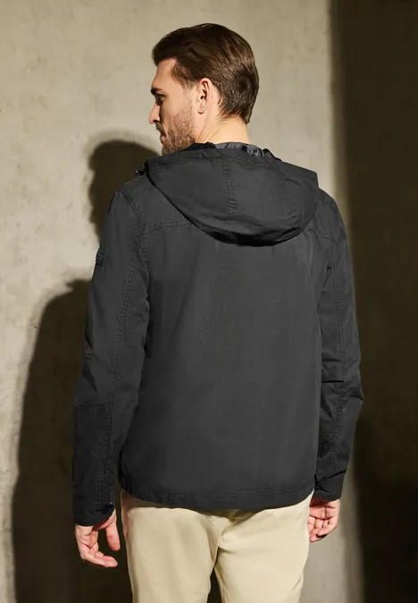 Veste au look délavé ink  black