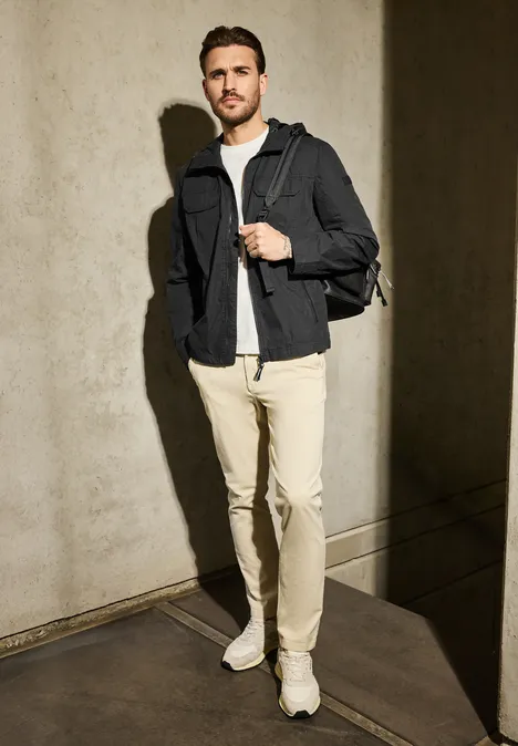 Veste au look délavé ink  black
