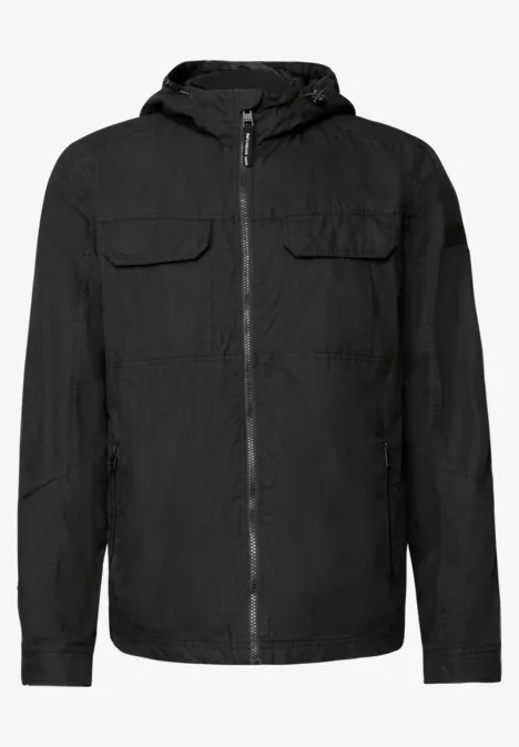 Veste au look délavé ink  black