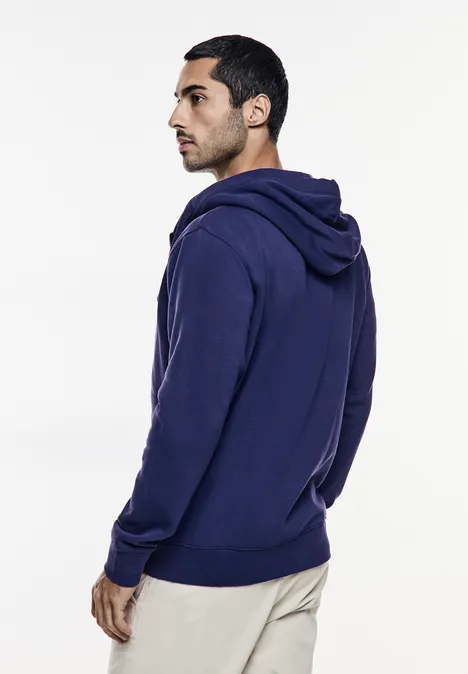 Hoodiejacke mit Taschen true blue