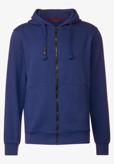 Hoodiejacke mit Taschen true blue