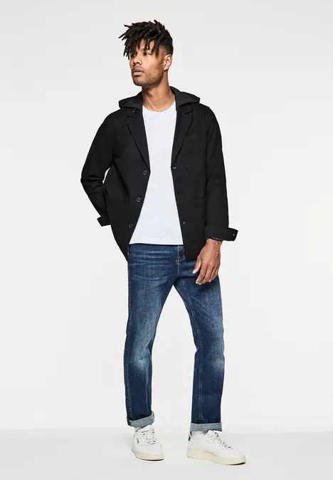 Blazer met capuchon Black