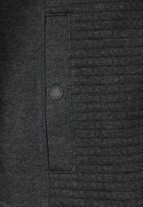 Strukturmix Sweatjacke anthra grey melange Strukturmix Sweatjacke anthra grey melange