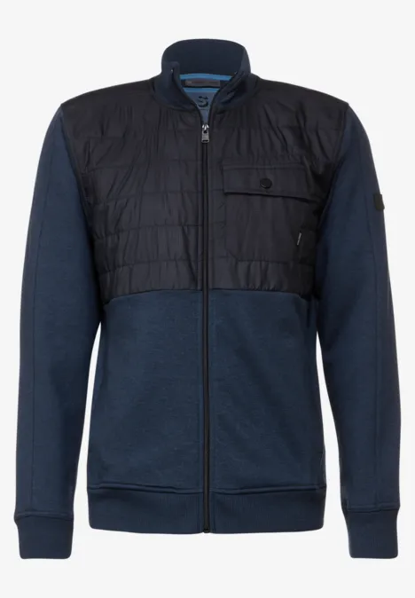 Veste molletonnée dark dust blue Veste molletonnée dark dust blue