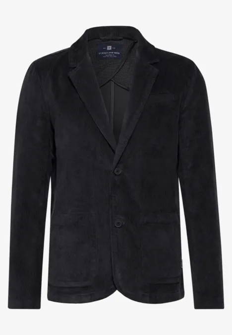 Corduroy jas graphite grey