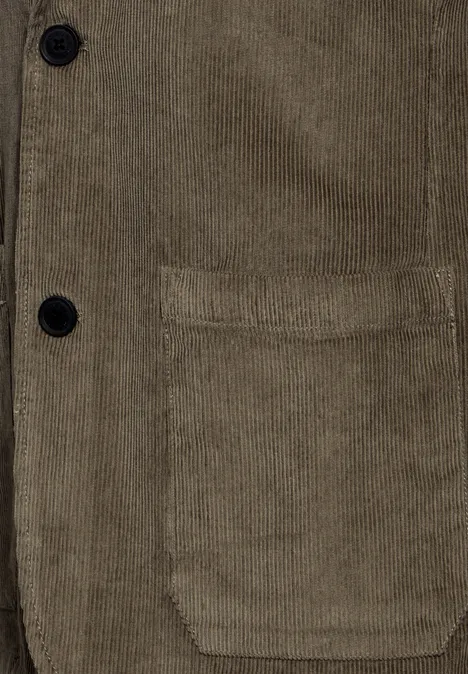 Corduroy jas mocha brown