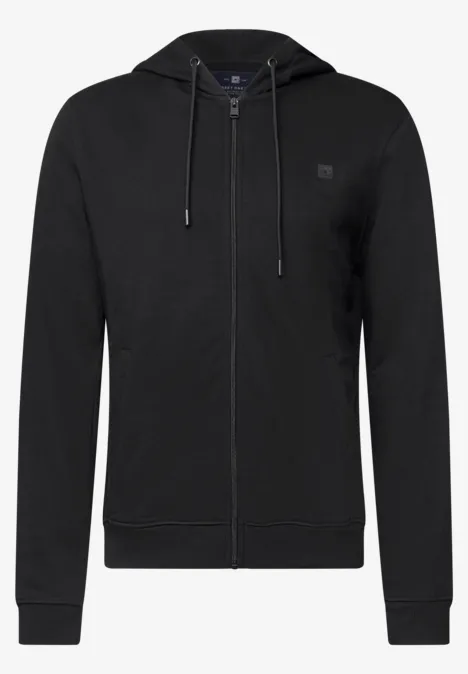 Sweatjacke mit Kapuze Black