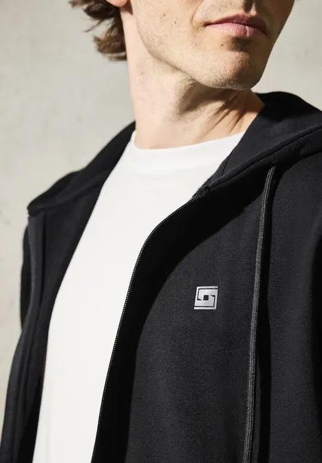Sweatjacke mit Kapuze Black