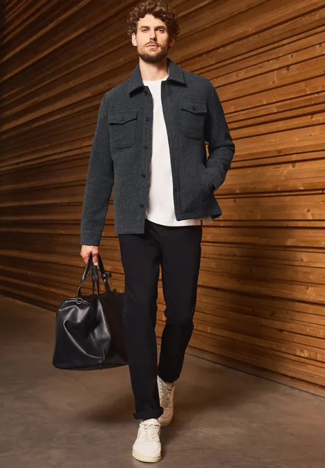 Survêtement en laine ash grey melange Survêtement en laine ash grey melange