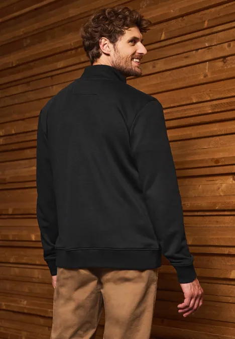 Jacke mit 3D-Struktur Black