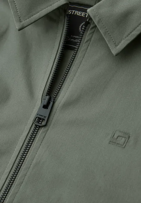 Blouson z zamkiem błyskawicznym natural green