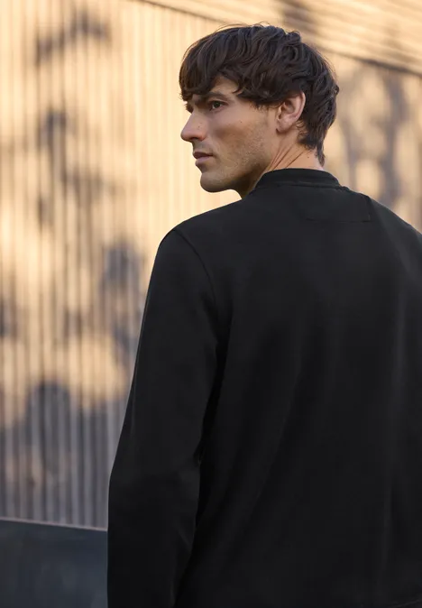 Blouson piqué Black