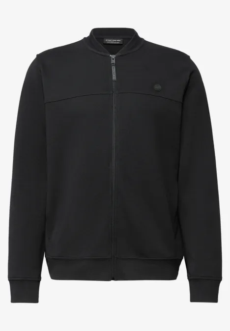 Piquee Blouson Black