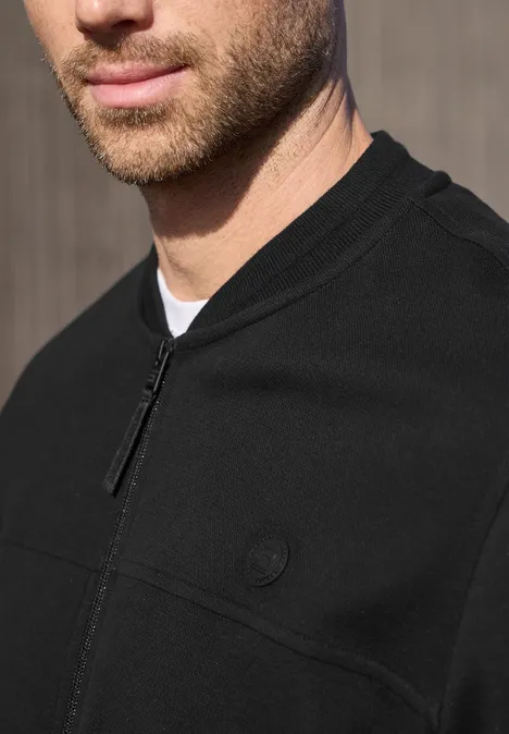 Blouson piqué Black
