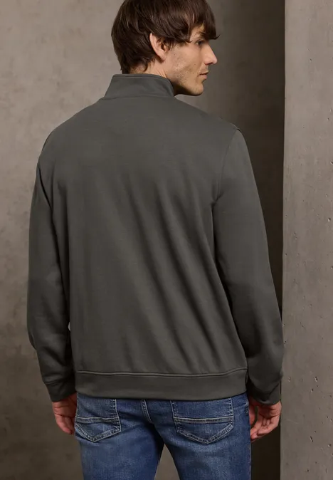 Miękka kurtka Basic oil grey