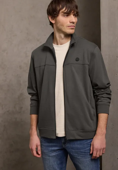 Miękka kurtka Basic oil grey