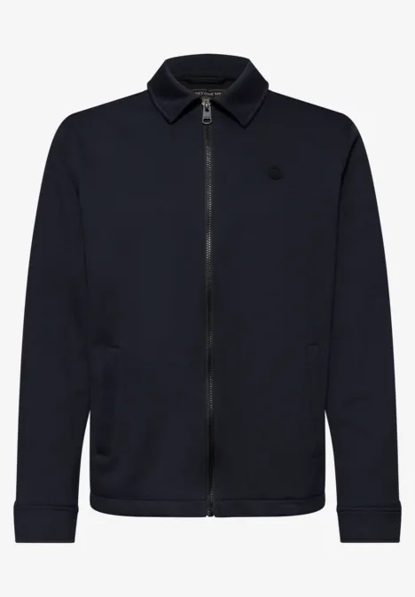 Bluza piqué dark ink blue